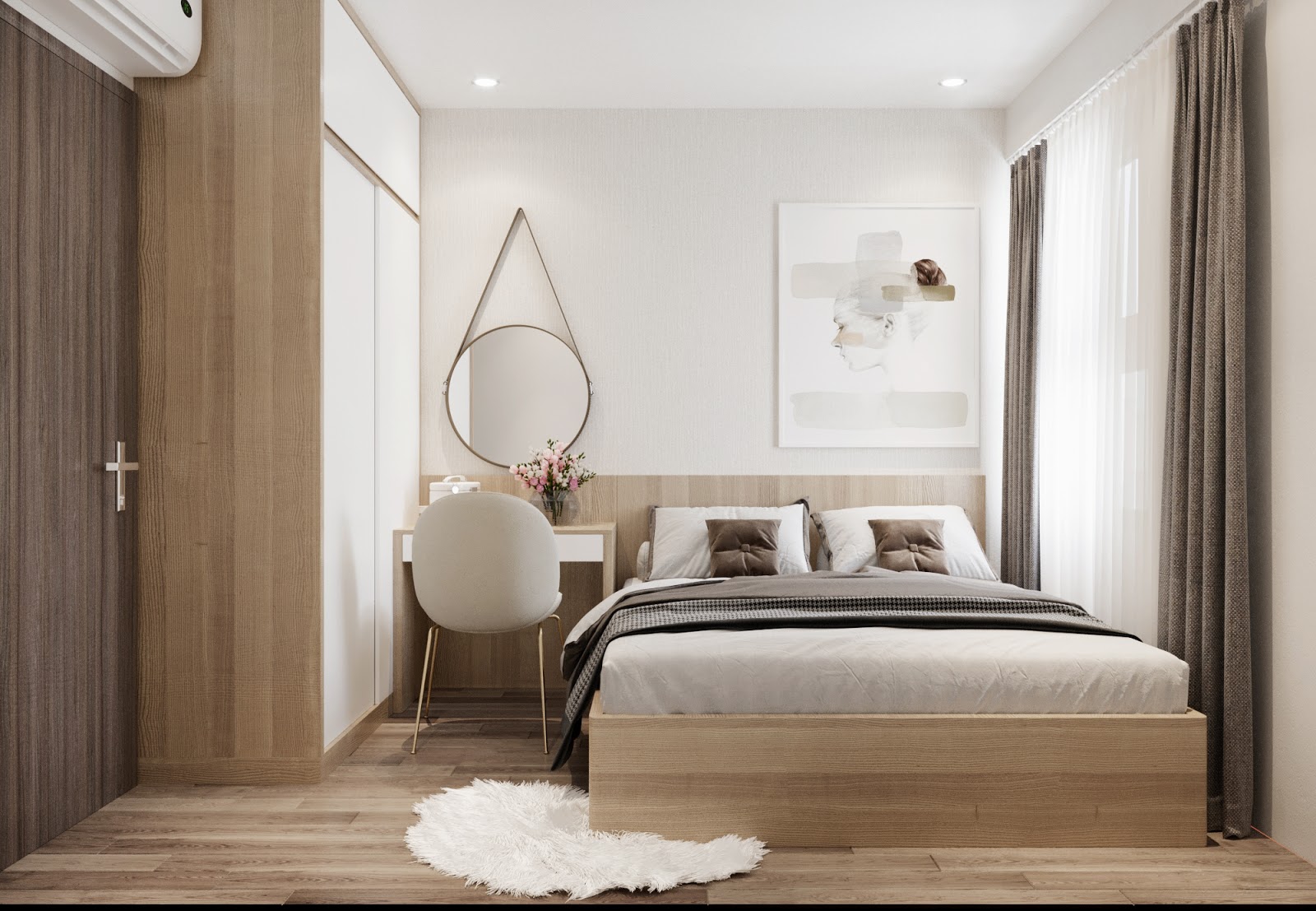 55+ Mẫu thiết kế nội thất phòng ngủ đẹp hiện đại 2023